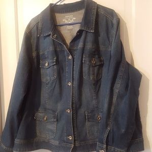 Sonoma jean jacket womens 3x